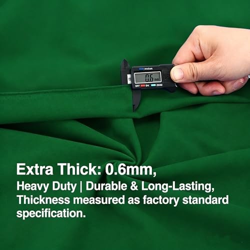 Pool Table Cloth Replacement—Billiard Felt with 6 Rail Strips—Pre 7ft Green