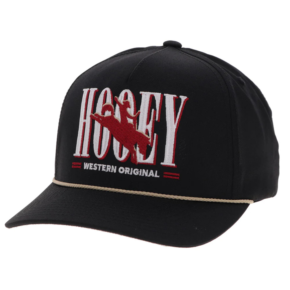 Hooey "wild Ride" Black Logo - Hats Cap - 2569T-Bk