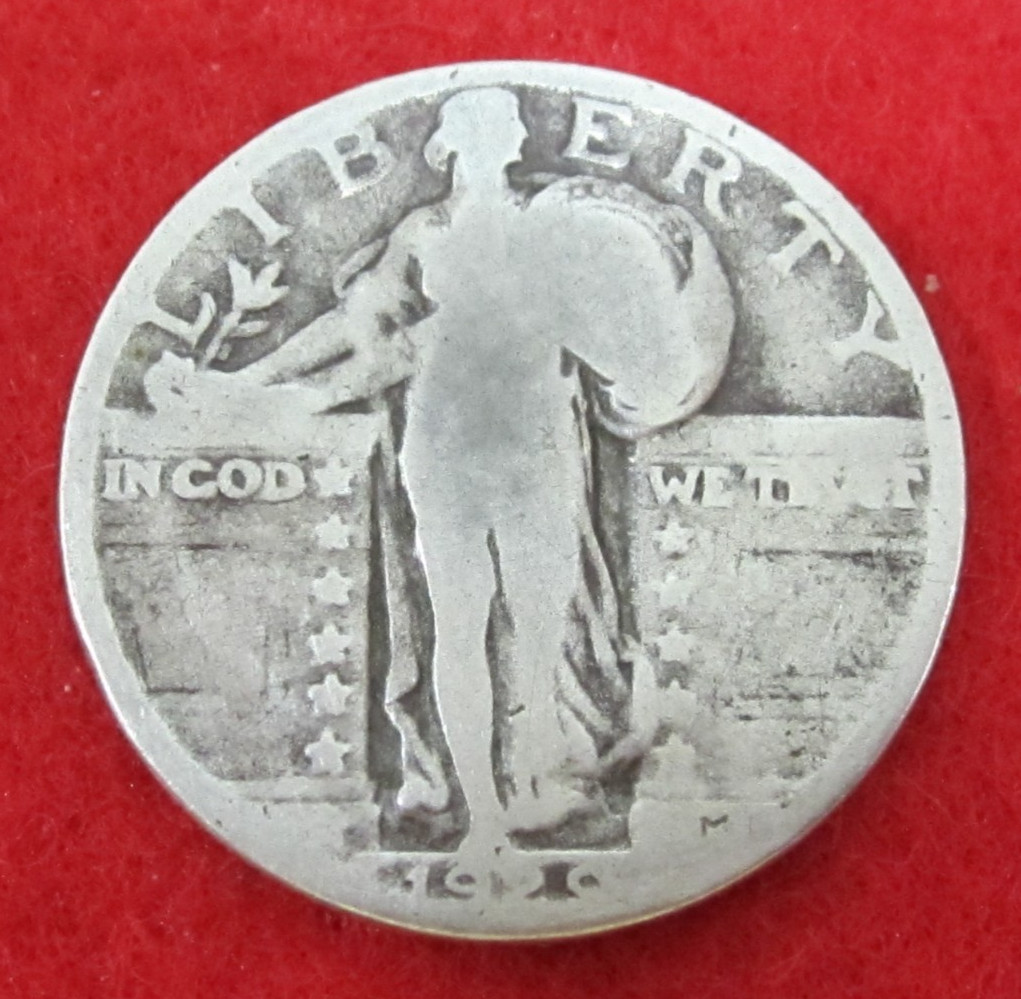 1929 (P) Standing Liberty Silver Quarter - Circulated - Actual Coin K4