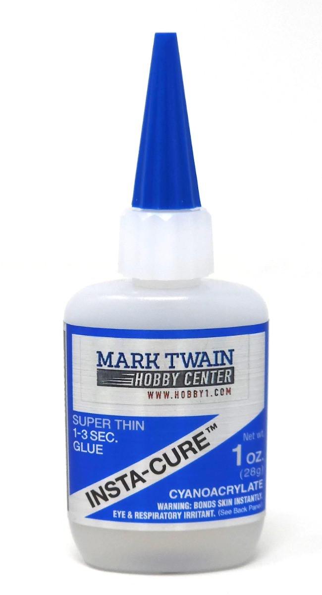 Mark Twain Hobby Insta-Cure (Super Thin) Super Glue 1 oz