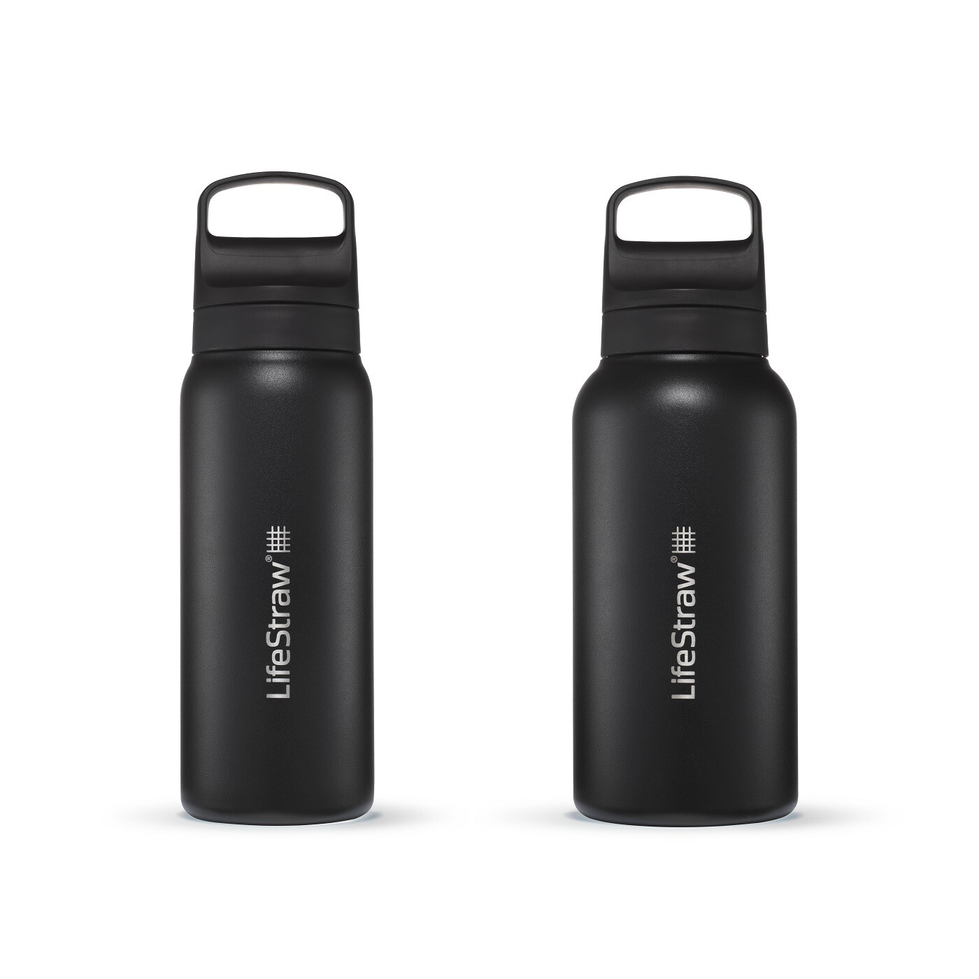 LIFESTRAW GO 2.0 STAINLESS STEEL WATER FILTER BOTTLE 700ml OR 1L MODELS