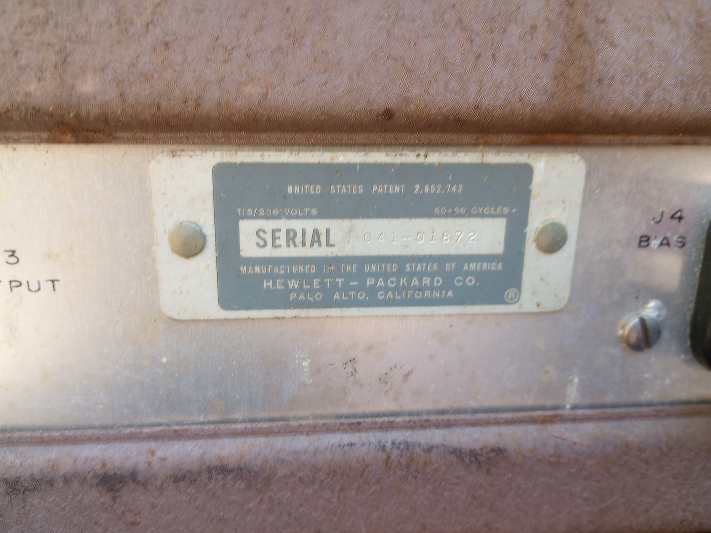 Hewlett Packard HP 416a Ratio Meter