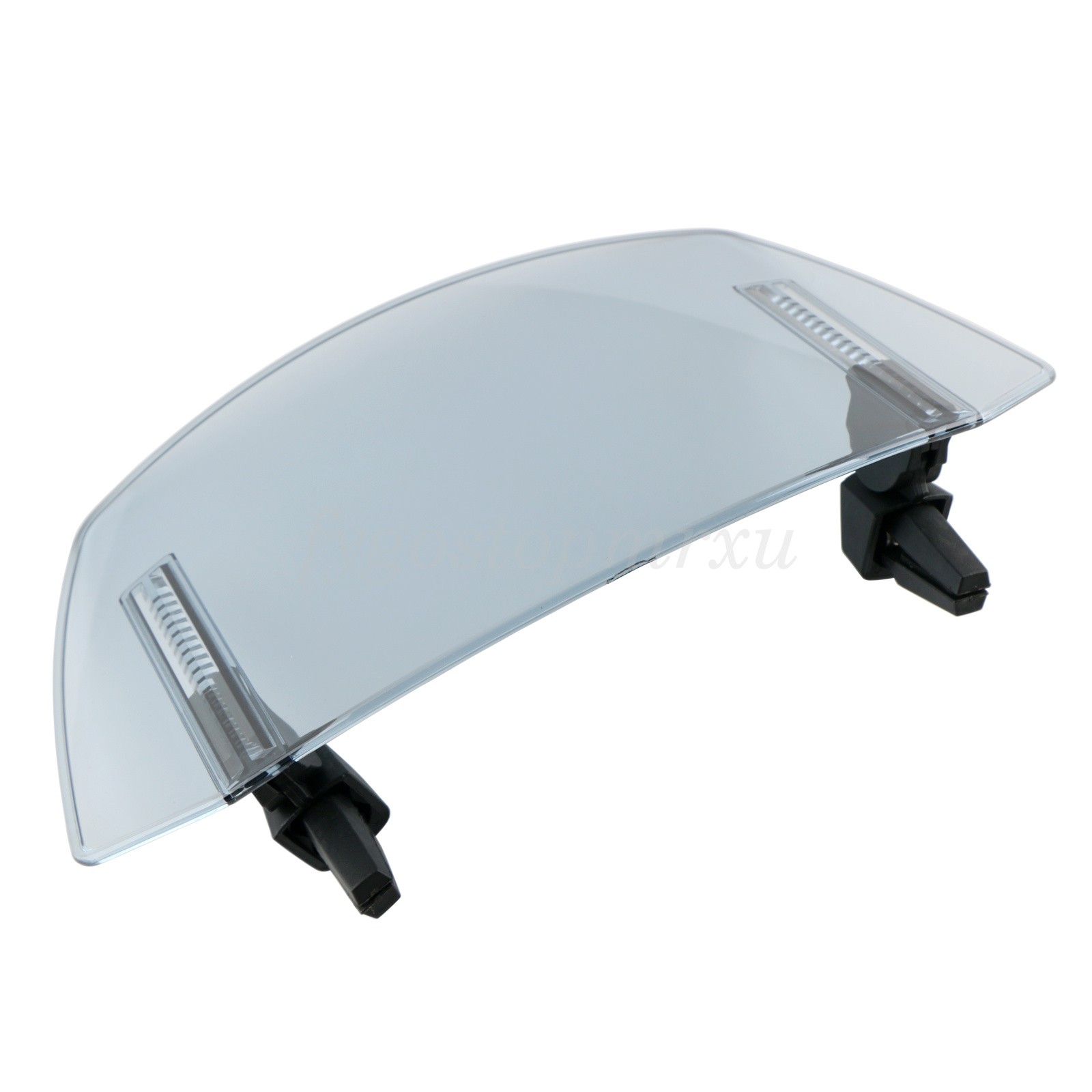 Adjustable Clip-On Windshield Extension Spoiler Windscreen Deflector Motorcycle