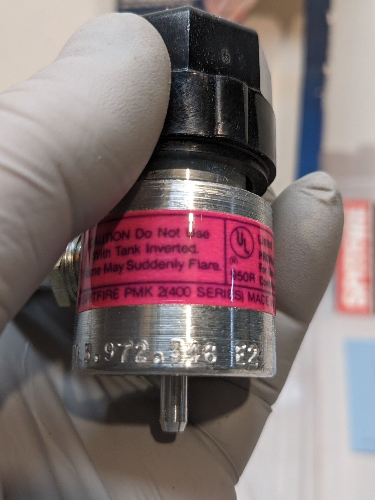 Spitfire 401-01 Self Contained Brazing Torch Automatic Propane Gas Regulator