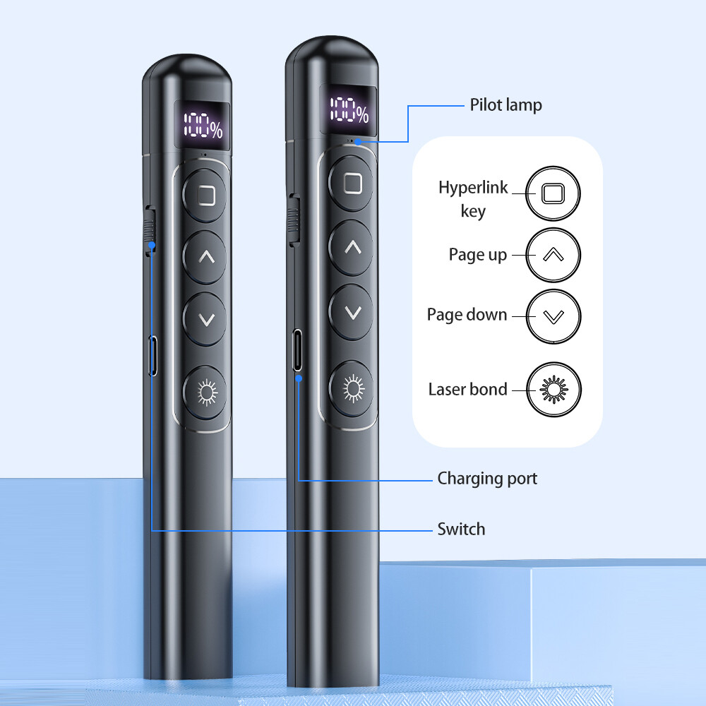 Laser Presentation Pointer 2.4G Wireless Demonstration Remote for PPT I8P8