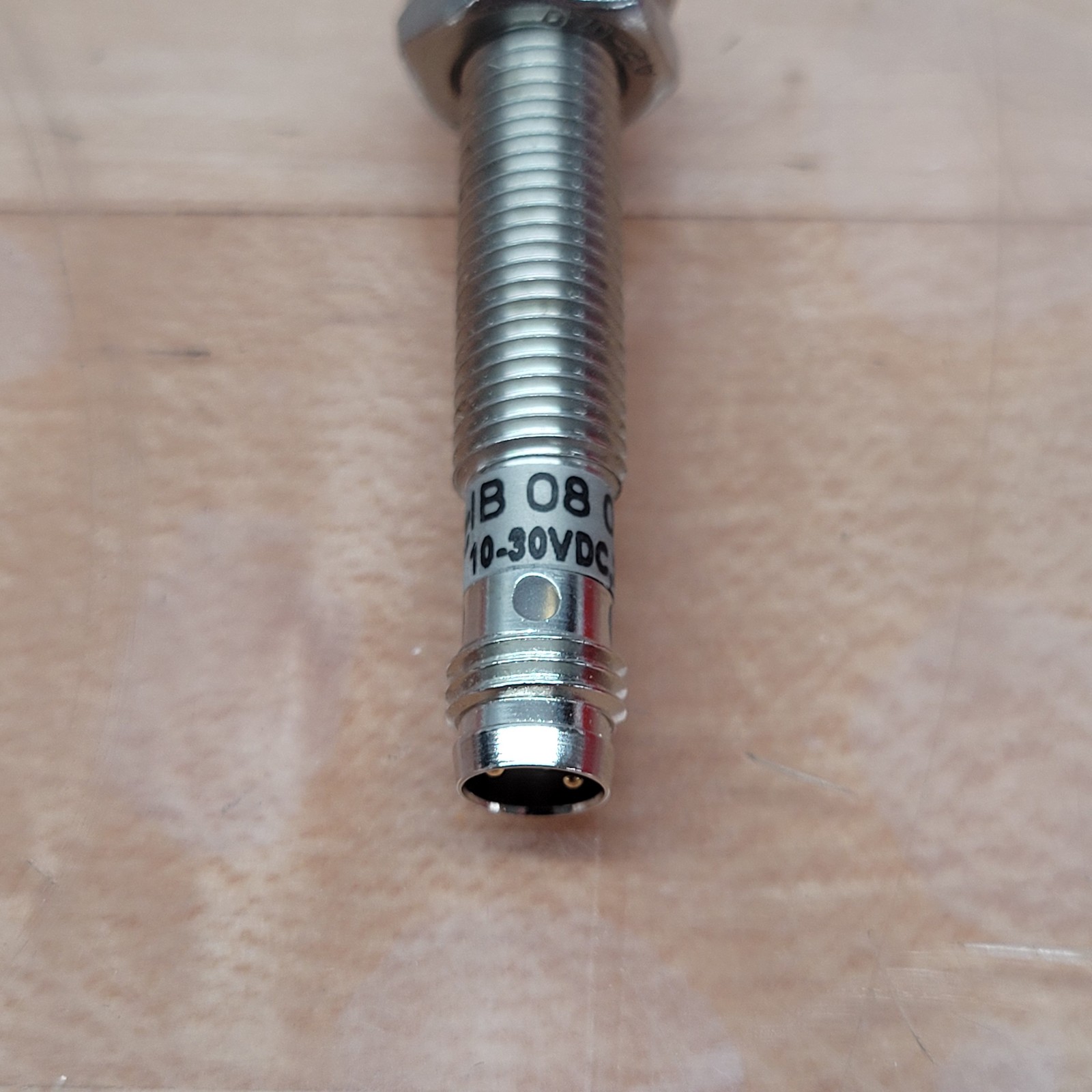 IPF Electronic IB080273 Sensor, 10-30VDC, 3 Pin M8 Connector - NEW