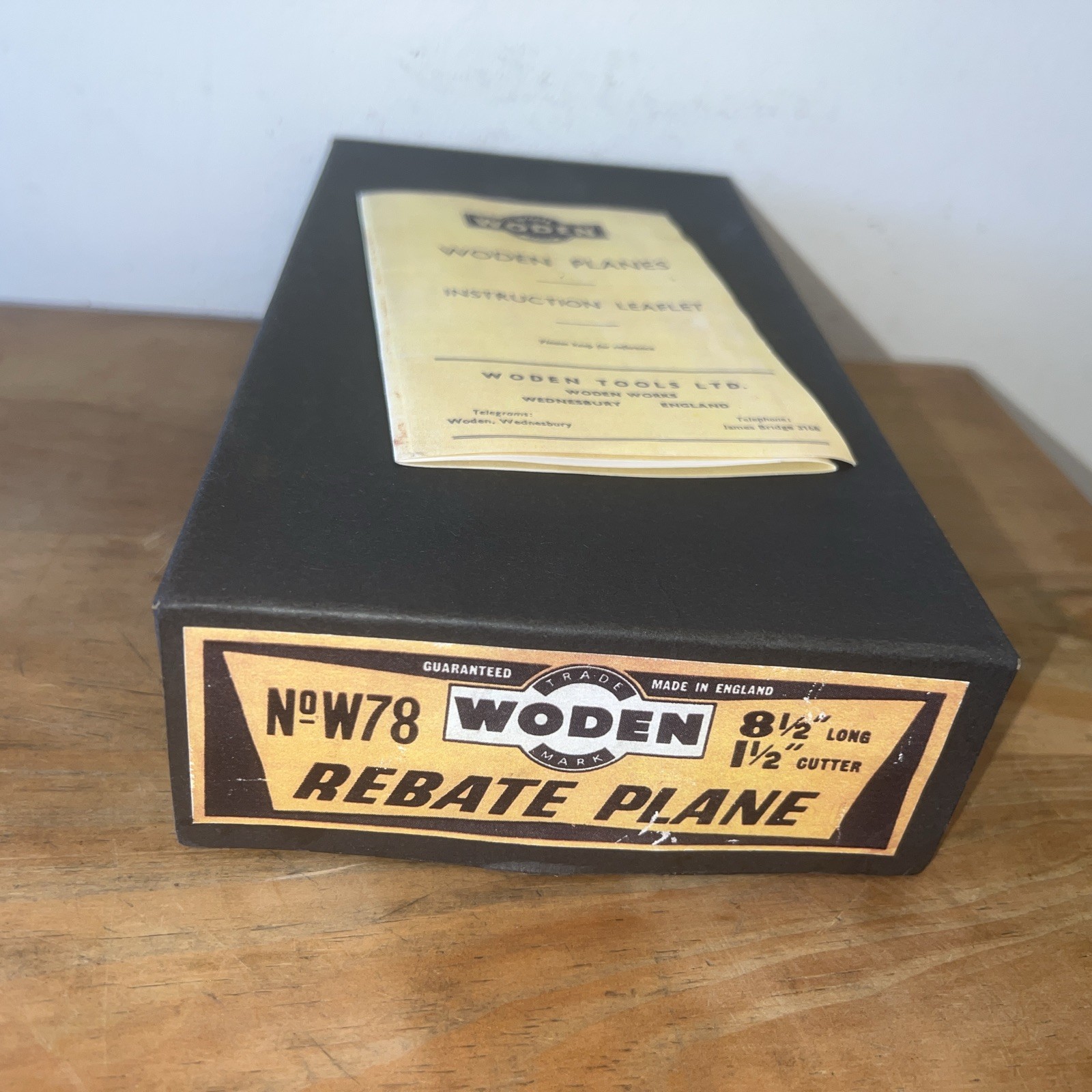 VINTAGE WODEN NO. W78 REBATE PLANE BOXED