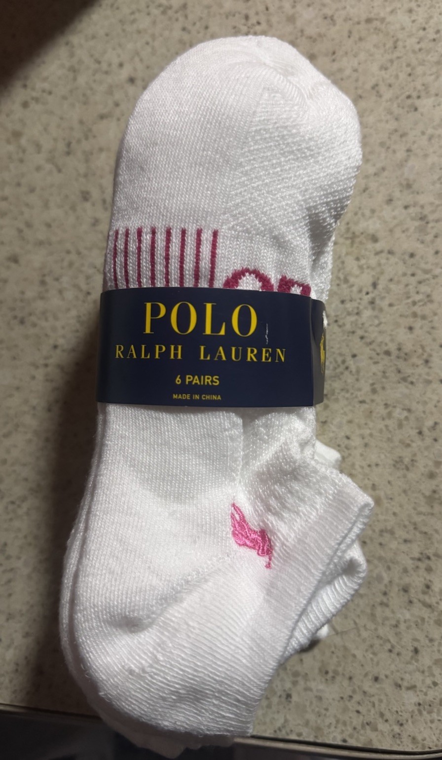 Polo Ralph Lauren Ladies Ankle Socks Sz 9-11￼