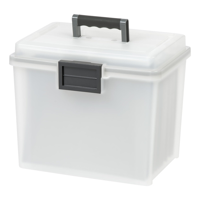 Iris Usa File Weatherpro Portable File Organizer Plastic File For Letter File