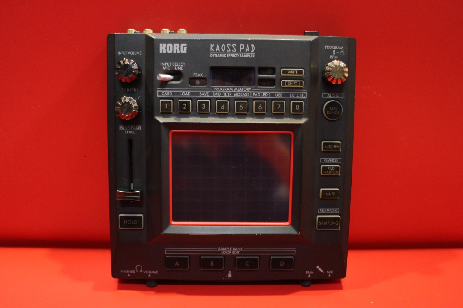 USED Korg KP-3 KAOSS PAD KP 3 Dynamic Effect Sampler sequencer U1991 230928