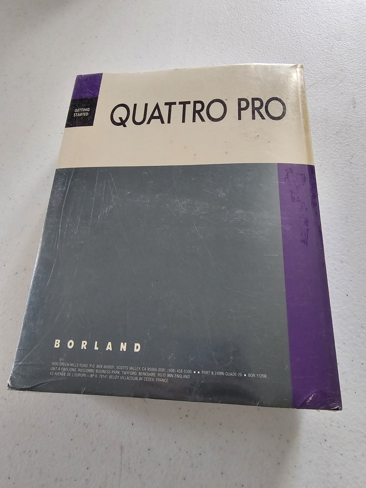 Borland Quattro Pro Manual Set: Getting Started, User’s Guide, Functions/Macros