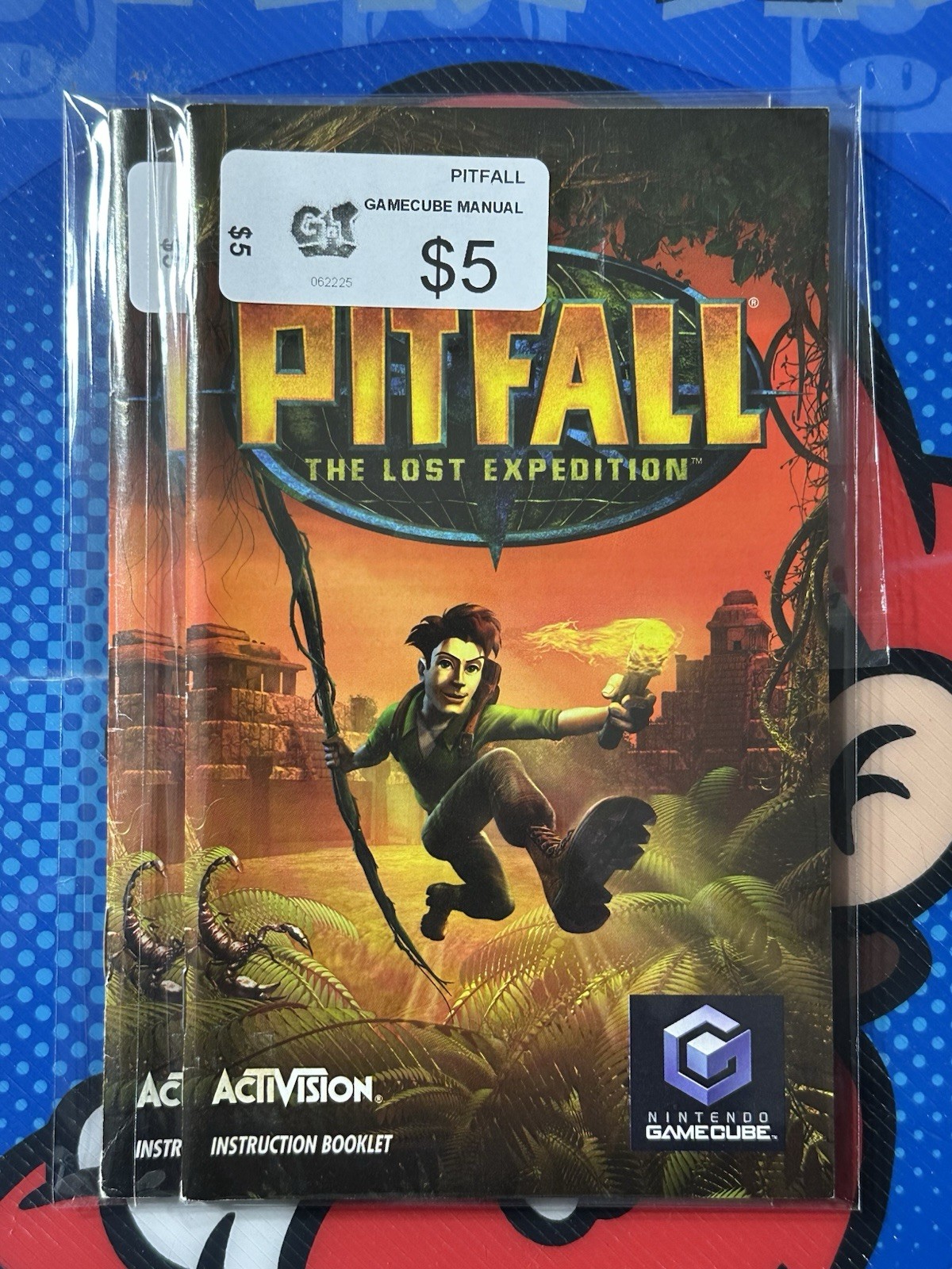 Pitfall The Lost Expedition - Instruction Manual Only - GameCube Nintendo
