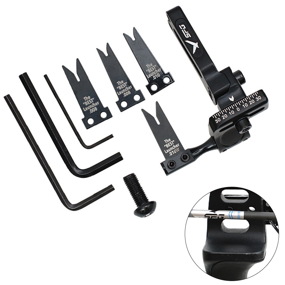 for versatile steel plate arrow rest suitable for different arrow shaft sizes