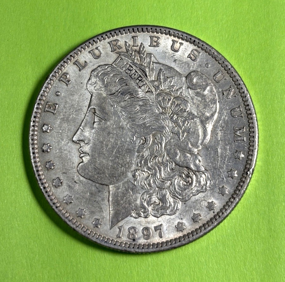 1897-O Morgan Silver Dollar Nice AU - Scarce