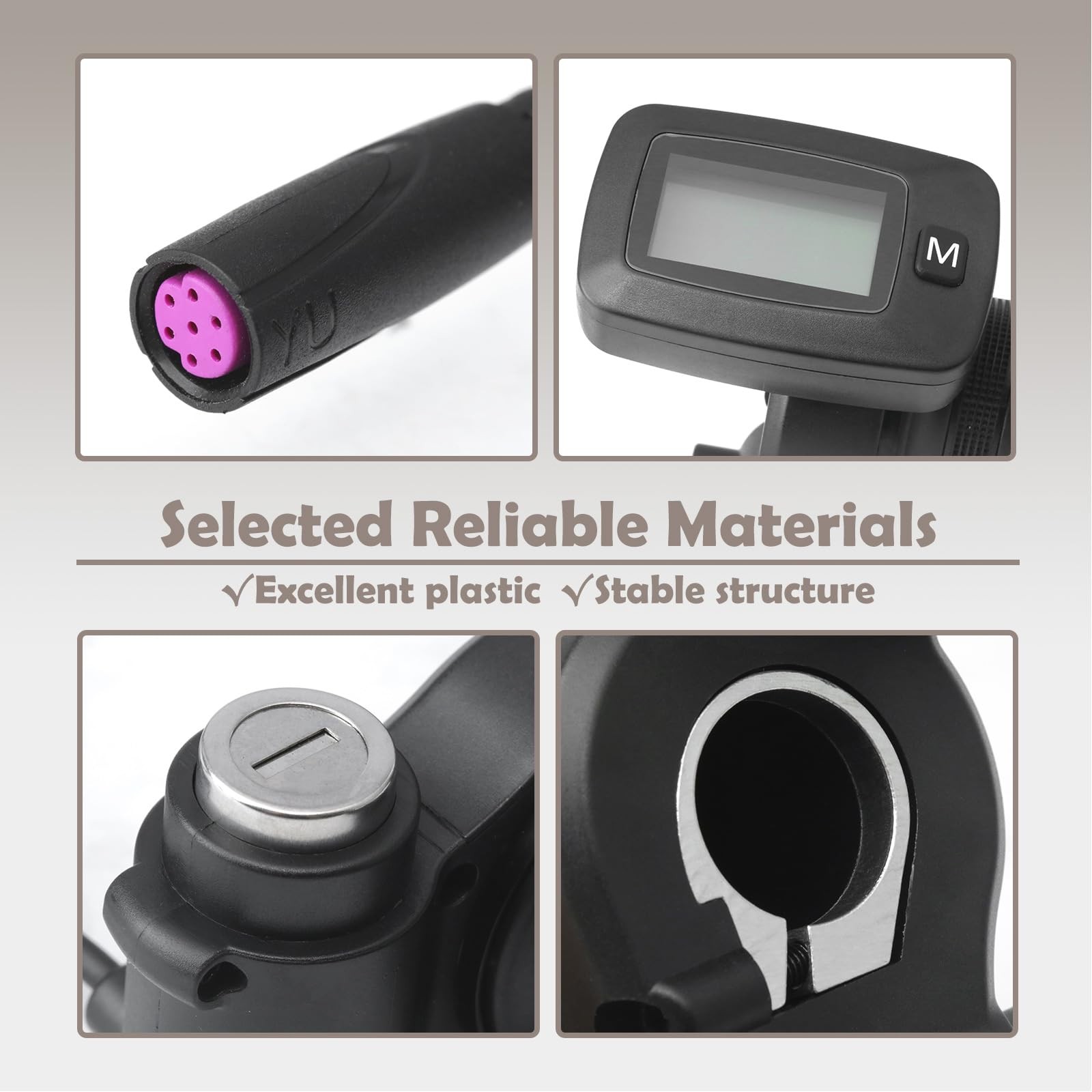 48V Throttle Replacement with M Key Button for Electric Dirt Bike Upgrade