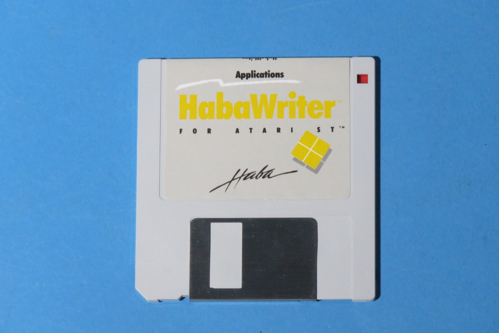 Vintage Atari ST Software: HabaWriter Word Processing Software 3.5" Diskette NOS