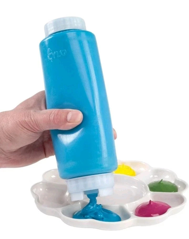 12 Pack Creative Mark Cylo FIFO Upside-Down Squeeze Empty Bottles 20 oz Inverted