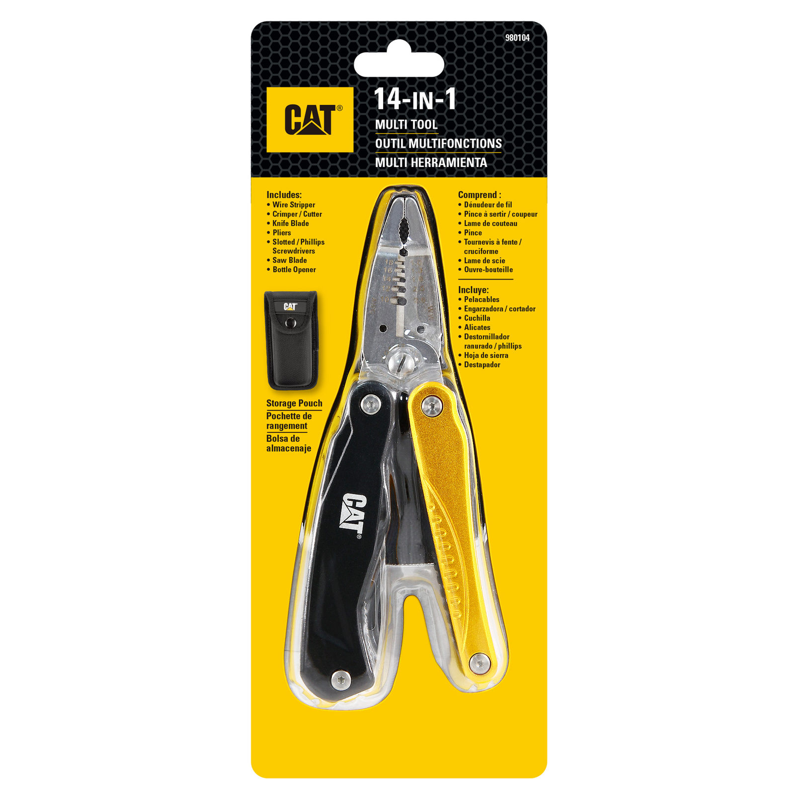 Cat 14-in-1 Multi-Tool with Sheath - 980104