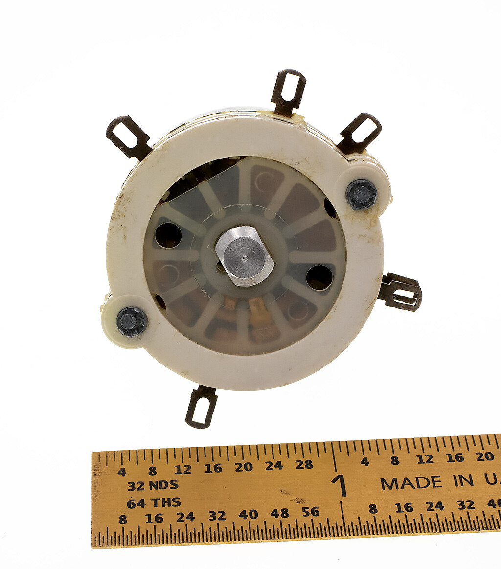 Rotary Switch , 2-Wafer 2-Pole 10-Position, Binary Coded 1377828 32036-2, NOS