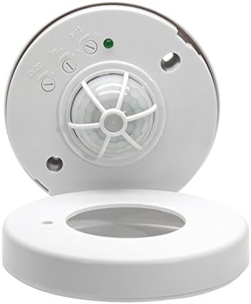 360 Degree Ceiling Occupancy Sensor PIR Motion Sensor Switch with 3 detectors,10
