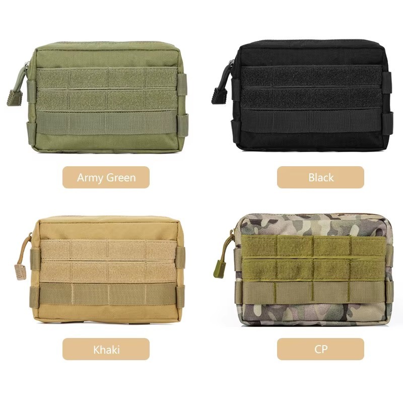 Tactical Molle Pouch EDC Multi-purpose Belt Waist Pack Bag Utility Phone Pocket