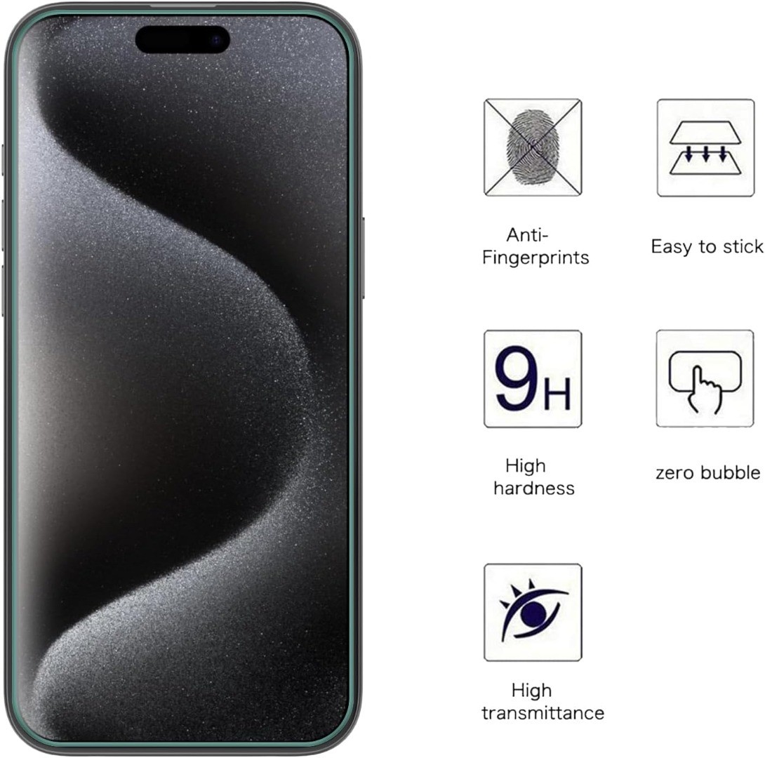 2Pack Gorilla Tempered Glass Screen Protector For iPhone 17e 17 16 15 Pro Max