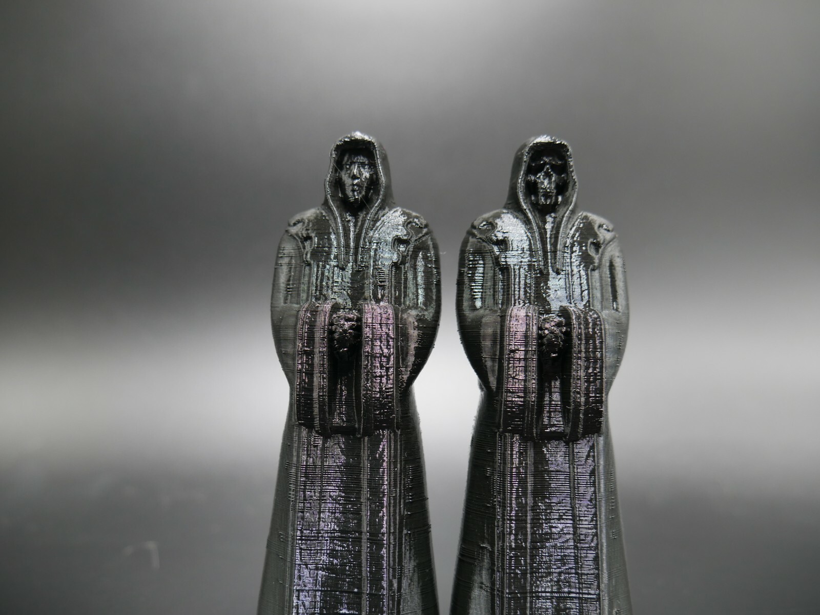Tabletop Terrain Crypt Dark Priest Statues four total