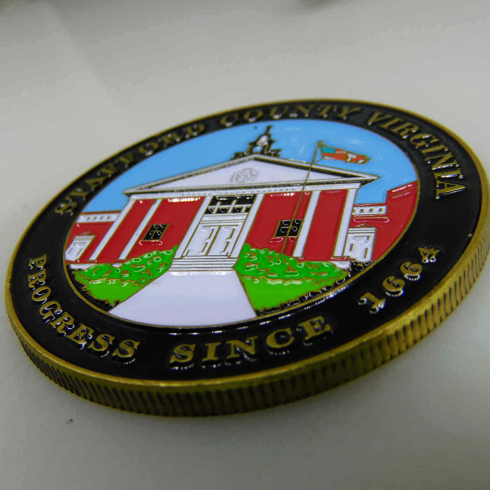 STAFFORD COUNTY VIR GINIA CHALLENGE COIN