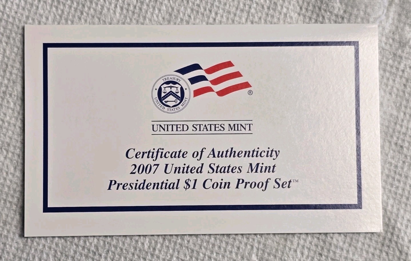 2007 Clad US Proof 14 Coin Set with Original Packaging & COAs COMPLETE