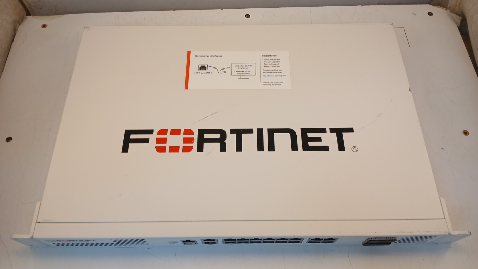 Fortinet FortiGate 200E 14-Port Network Firewall *POWERS ON* *UNTESTED* *READ*