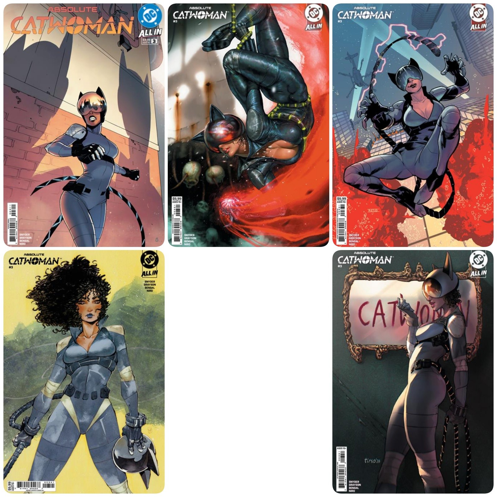 Absolute Catwoman #3 **COVER SELECT** [1:25] PRESALE 08/12/2026