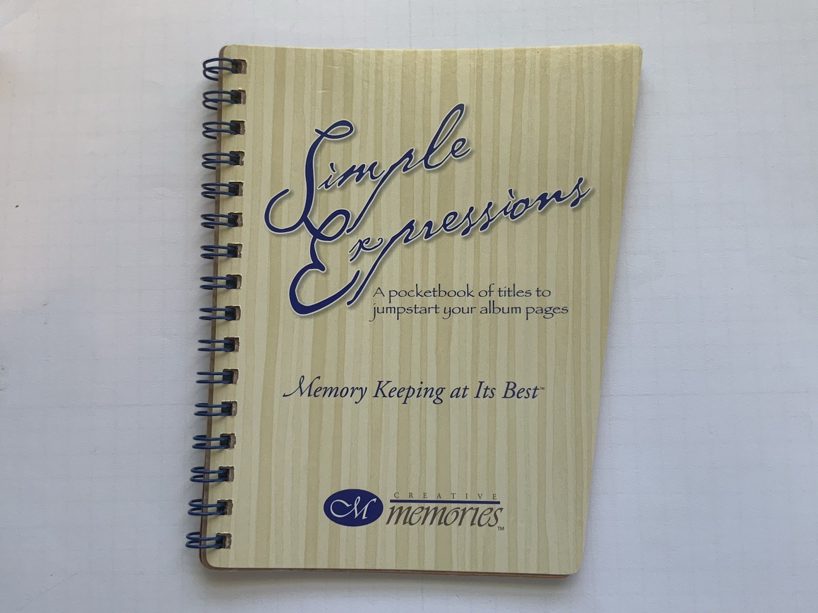 Creative Memories SIMPLE EXPRESSIONS TITLES 47pg Scrapbook Ideas English Spanish