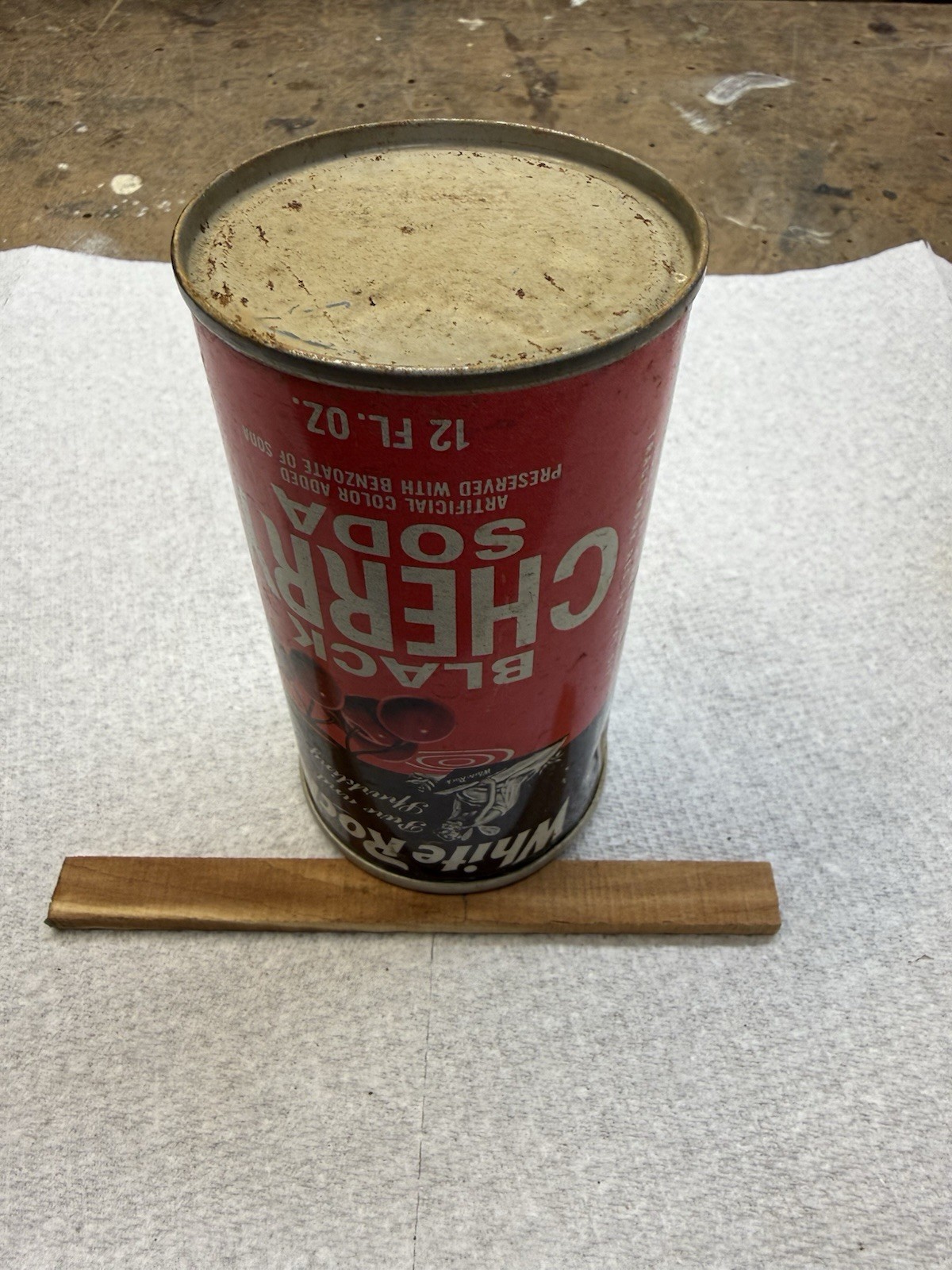 Vintage WHITE ROCK BLACK CHERRY 🍒 SODA 🥤 Can