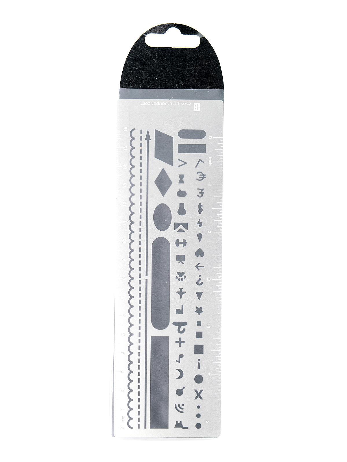 Peter Pauper Metal Stencil Bookmark - each