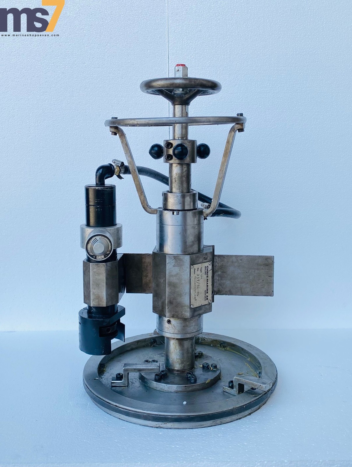 CHRIS MARINE CPL PNEUMATIC AIR SURFACE GRINDING MACHINE 200-650MM DIAMETER #2