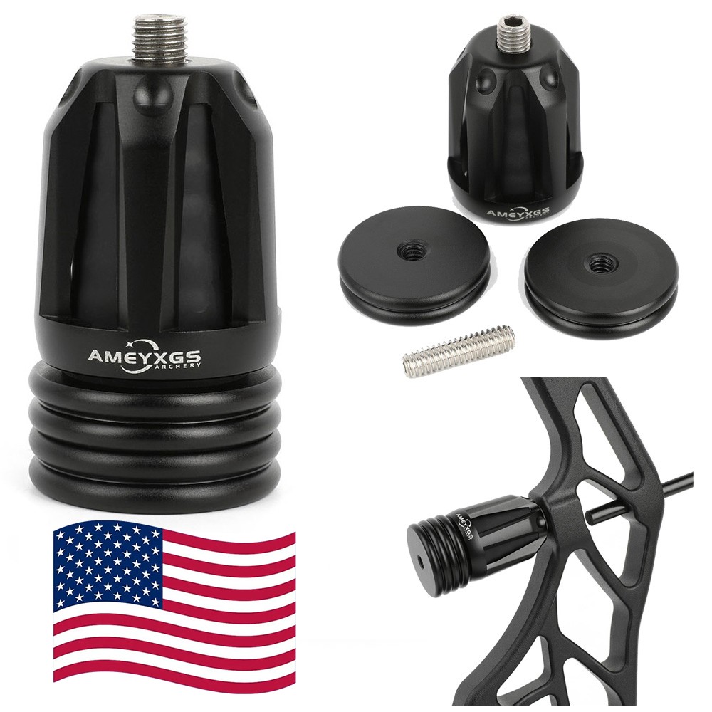 Archery Hunting Bow Stabilizer Damper Silencer Riser Shock Absorber Compound Bow