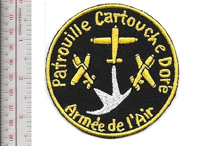Aerobatic France Air Force Patrouille Cartouche Doré Demontration Vel NO TARIFF