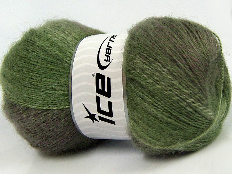 Moor Mohair Pastel Yarn #67994 Ice Acrylic Wool Mohair Fine Weight 100g 546y