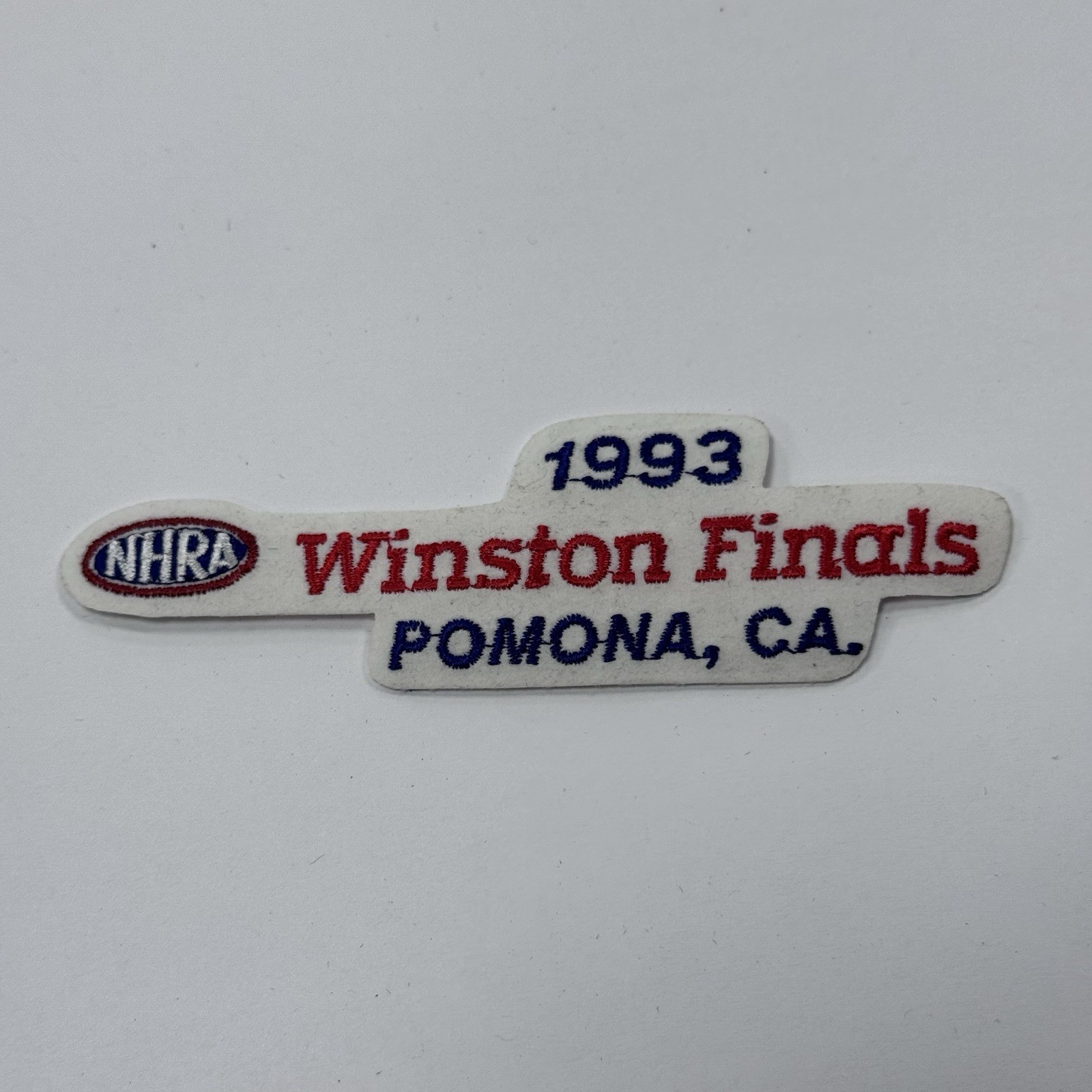 Vintage NOS 1993 NHRA Winston Finals Pomona CA Drag Racing Patch