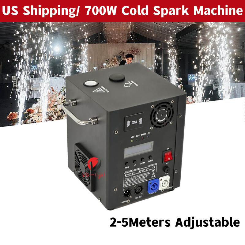 700W Cold Sparkler Machine Wireless DMX Wedding DJ Firework Cold Spark Machine