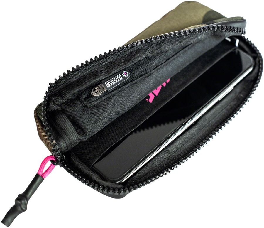 Muc-Off Essentials Bike Tool & Accessory Case with MOLLE Webbing, Camo Green