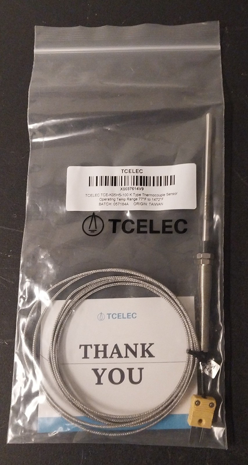 K-Type Thermocouple Temperature Sensor PID Controller Probe- #2
