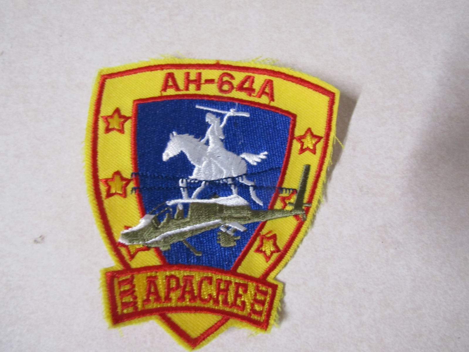 MILITARY PATCH MUCH OLDER US ARMY AVIATION AH-64A APACHE
