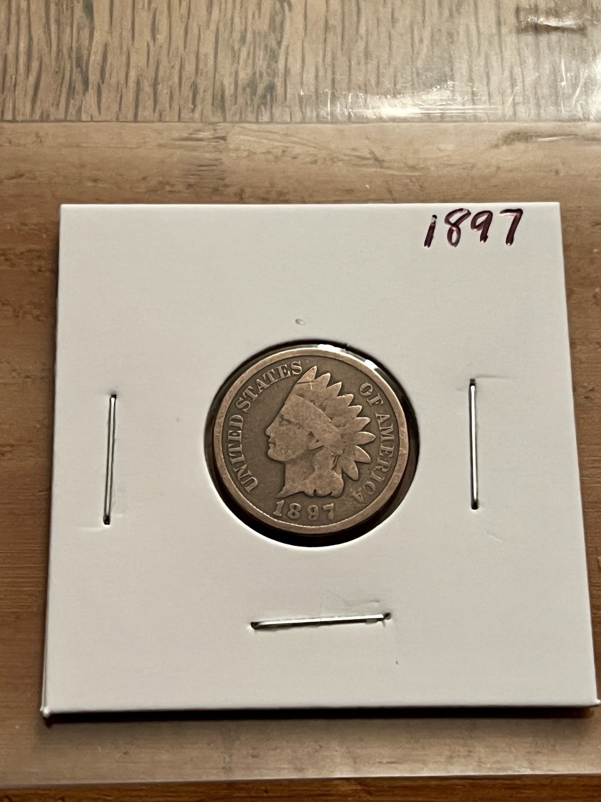 1897 Indian Head Cent Victorian Era Penny Nice Circulated Example BN1051