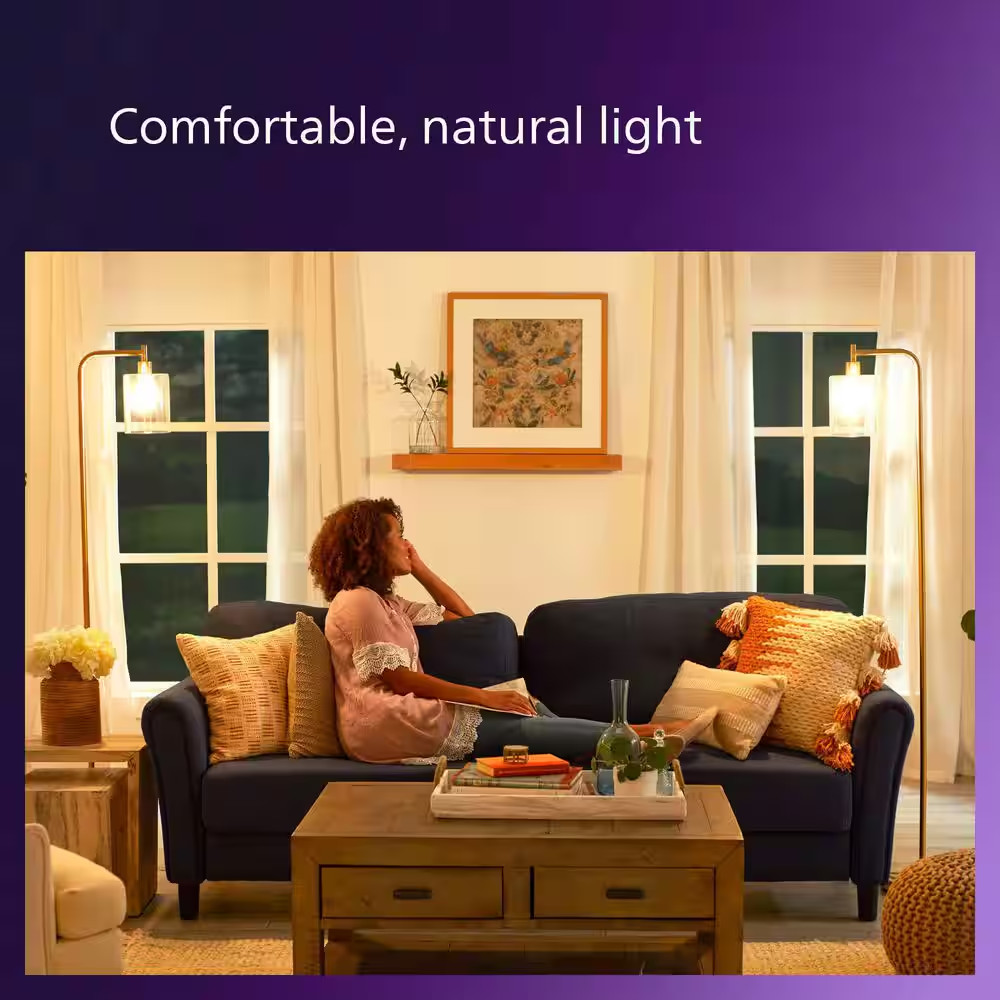 60-Watt Equivalent Ultra Definition G16.5 Clear Dimmable E26 LED Light Bulb Soft
