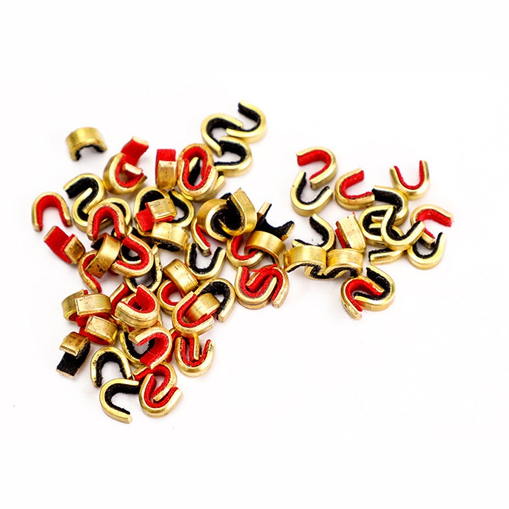 Brass String Nocking Point Set for Recurve Bows Small and Medium Sizes