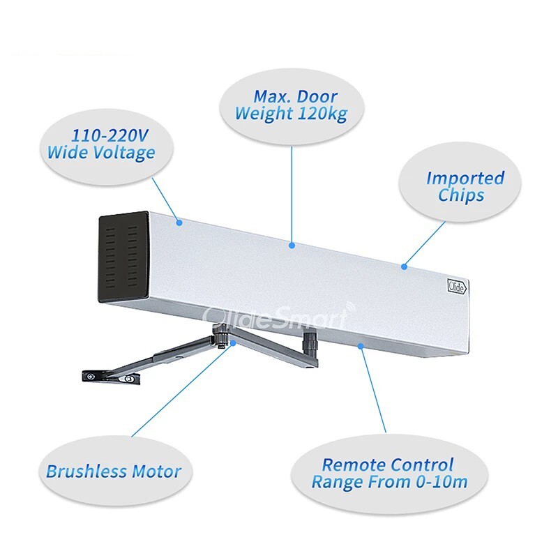 Automatic Contactless Swing Door Opener with Hand Sensor and Eletric Strike