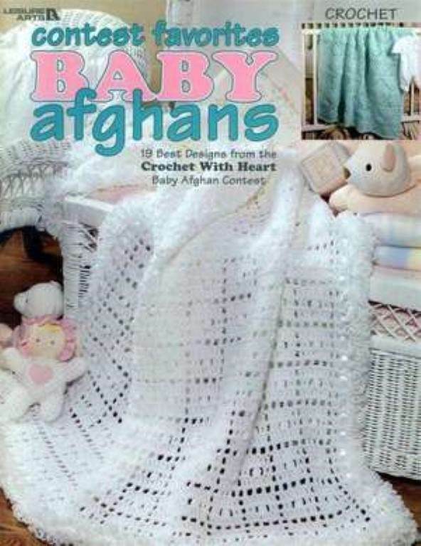 NEW LA CONTEST FAVORITES BABY AFGHANS 19 CROCHET HTF 3201