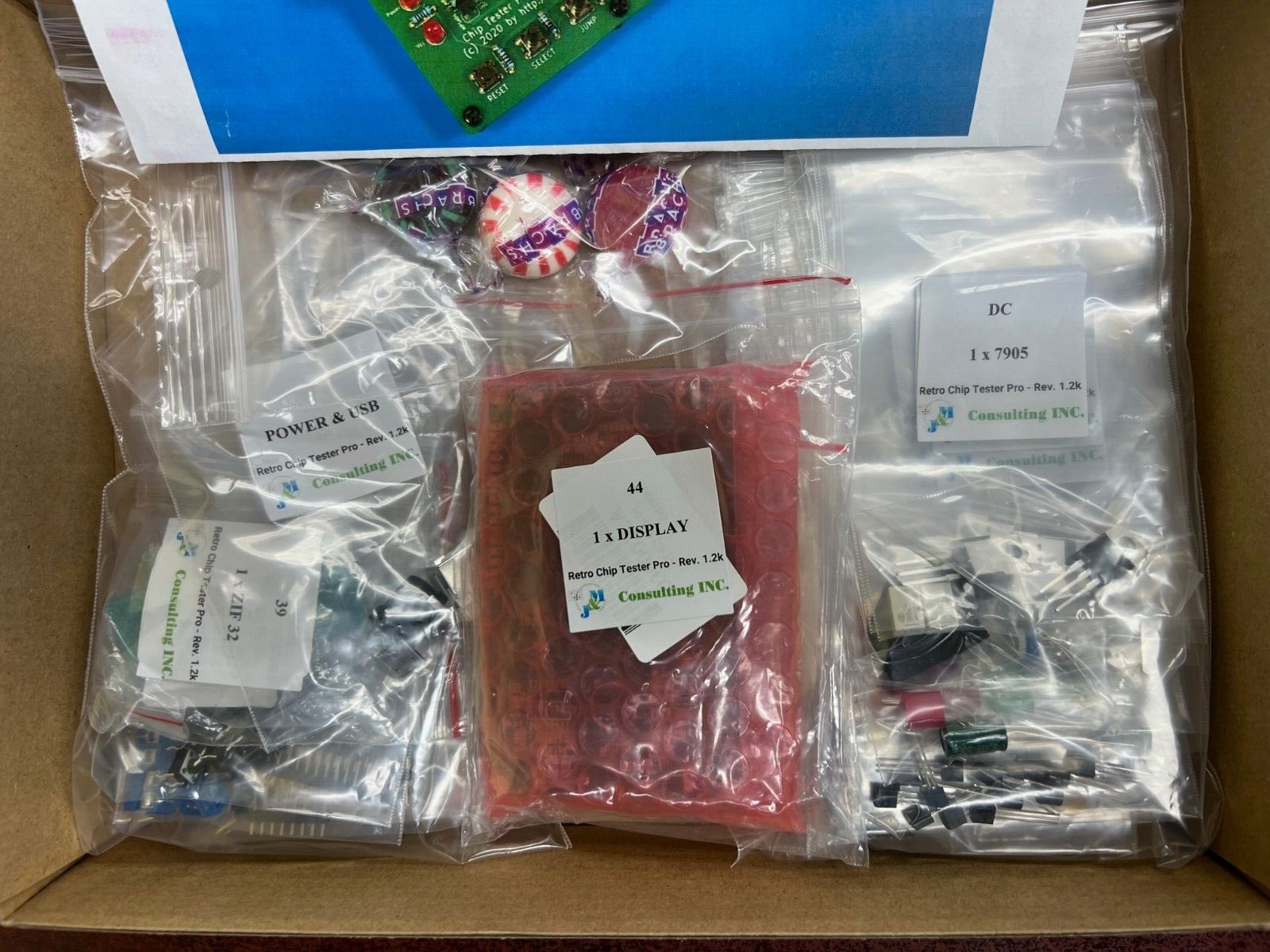 Retro Chip Tester Professional Complete Parts Set - Integrated Circuit Tester