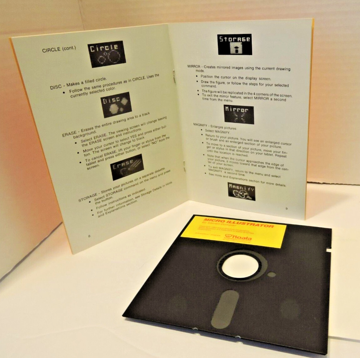 "Micro Illustrator" by KoalaWare software for Koala Pad & Atari